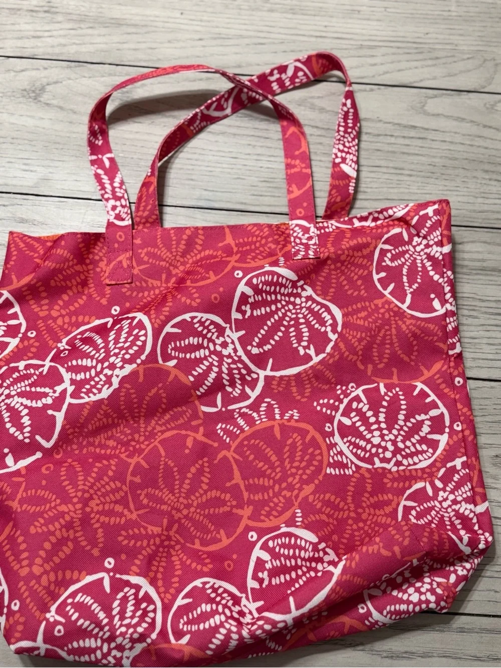 Lilly Pulitzer Pink & Orange Floral Print Tote